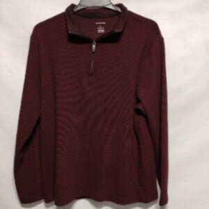 VAN HEUSEN Pullover Mock Neck Winter Shirt